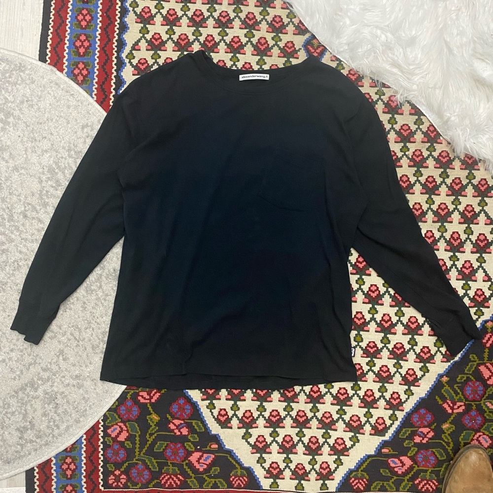Alexander Wang Black T-Shirt
